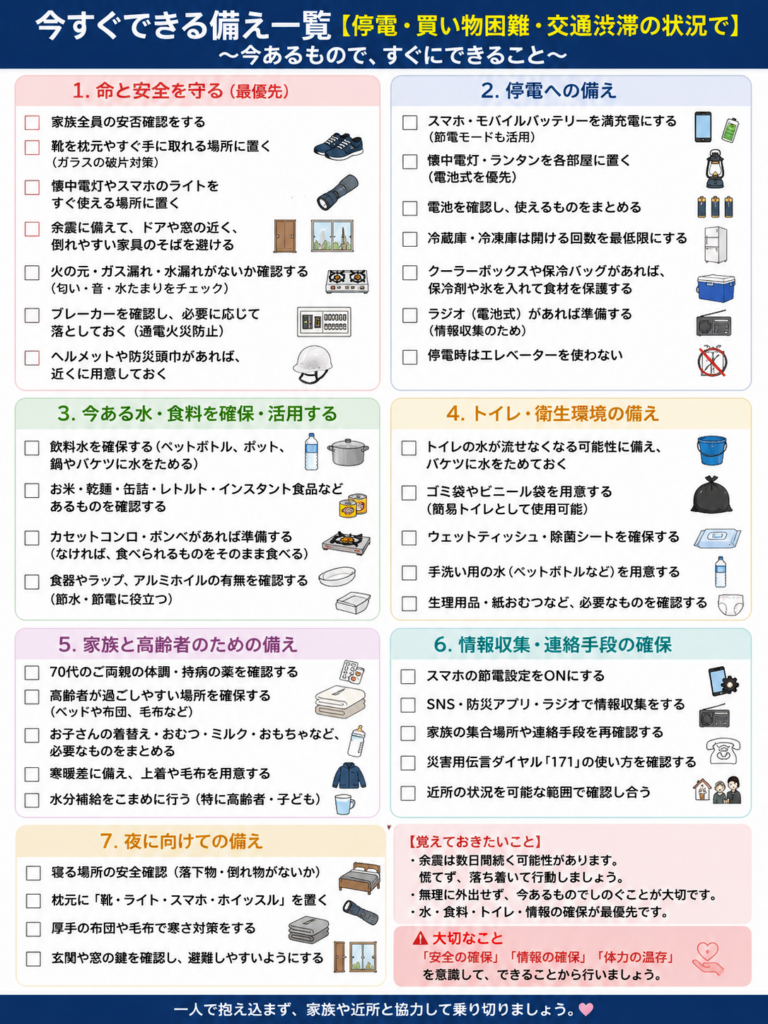 災害が来た後、自宅の修理をする前にすること