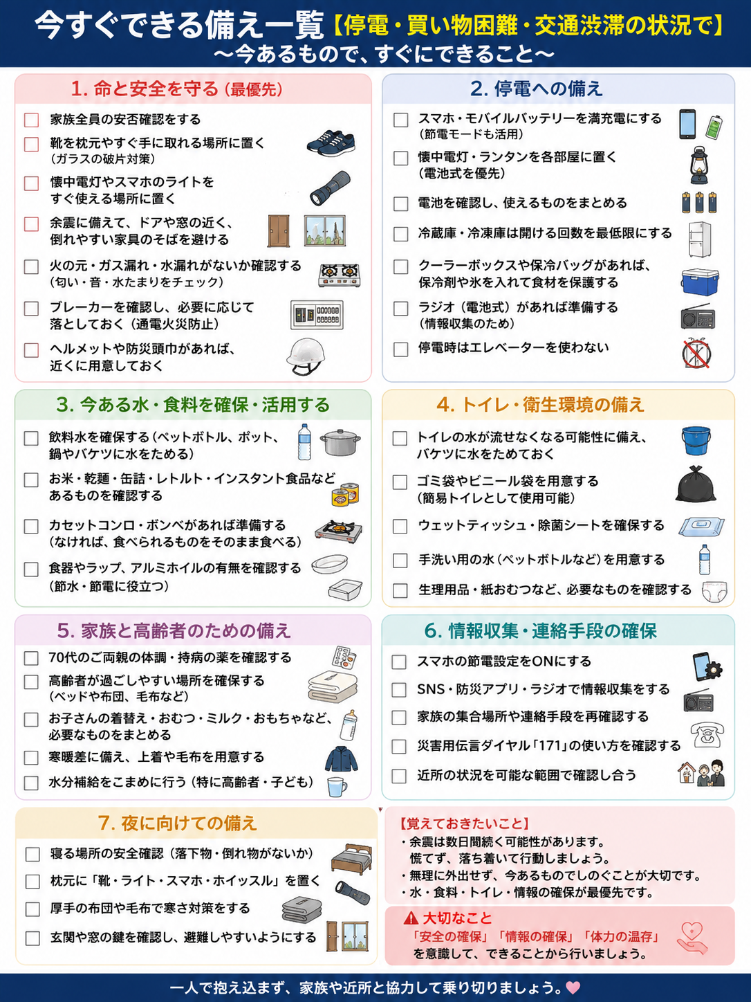災害が来た後、自宅の修理をする前にすること